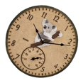 thumbnail image 1 of Reloj de pared Reloj de Pared para Exteriores, Reloj Termómetro de Jardín, Relojes para Patio Magideal Reloj de pared, 1 of 7