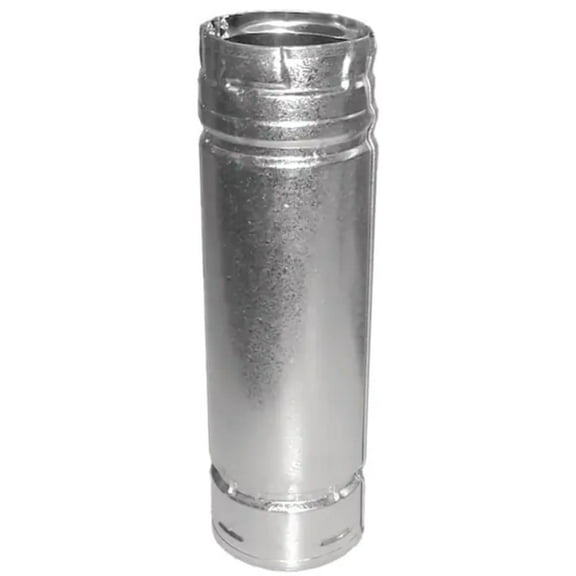 Duravent 3PVL-24R 3" x 24" Pellet Stove Double Wall Chimney Vent Pipe - Quantity of 1