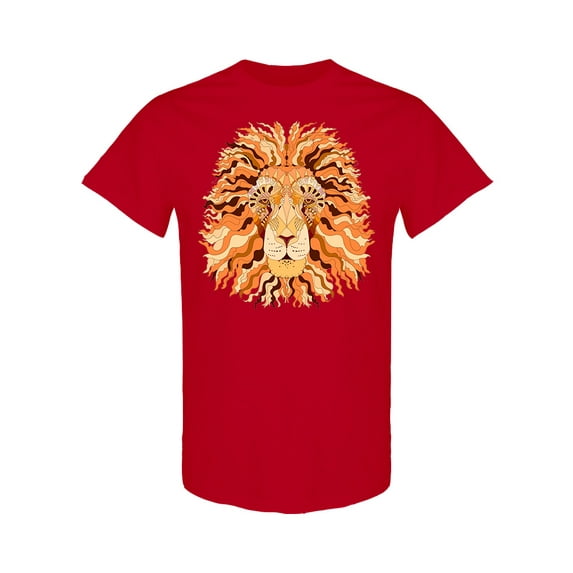 Artistic Lion T-Shirt Men -Image by Shutterstock, Male x-Large