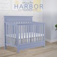 thumbnail image 3 of Dream On Me Harbor 4-in-1 Convertible Mini Crib, Dusty Blue, 3 of 13