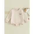 thumbnail image 2 of Yunliwuli Family Matching Sweatshirt Adult Baby Letter Print Round Neck Sweatshirt/ Jumpsuit Sportswear Tops, 2 of 9