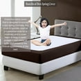 thumbnail image 4 of HNB Store Box Sprg cover Upgrade Your Mattress with our California King Size Fits Box Sprgs Upto 18" Deep Chocolate, 4 of 5