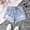 Light Blue, variant on Girls Distressed Denim Shorts - Light Blue Wash, Frayed Hem & Ripped Details, High-Waist Casual Summer Shorts (13-16 Years)