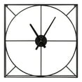 thumbnail image 3 of Kate and Laurel Willet Modern Wall Clock, 22 x 22, Black, Decorative Minimalist Battery Operated Wall Clock with Numberless Design for Contemporary Home Decor, 3 of 8