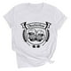 thumbnail image 1 of Tops Para Mujer Elegante Blusa Casual Moda Cuello Redondo Ocio Manga Corta Impresión Odeerbi ODB163950, 1 of 5