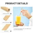 thumbnail image 5 of Gymnture 10pcs Biodegradable Reusable Bamboo Straws for Cold Drinks, 5 of 10