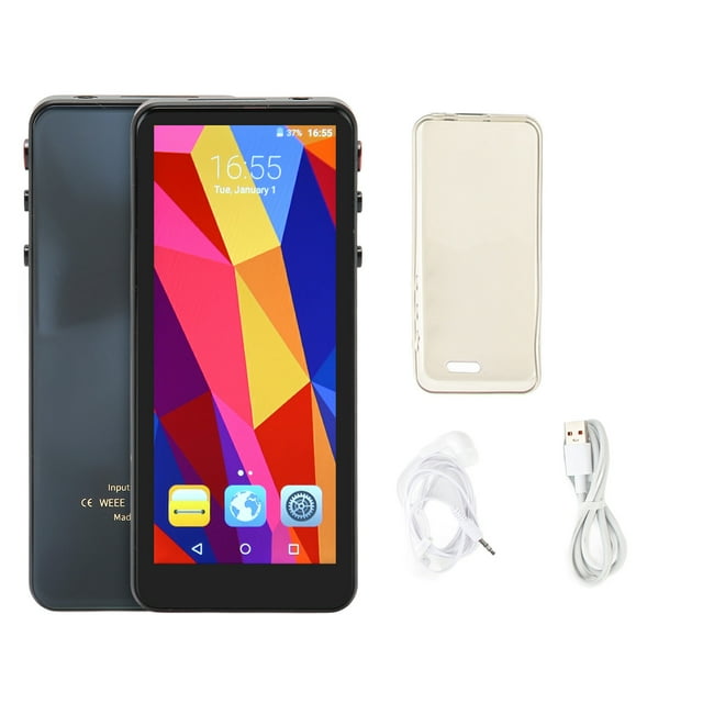 Reproductor MP4 de 4.0 pulgadas con pantalla táctil HD y reducción de ruido, sonido HiFi sin pérdida, reproductor de música con Bluetooth y WiFi.