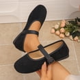 thumbnail image 2 of Wensltd Women Shoes Solid Color Mary Jane Flats Solid Color Spring Summer for Office Work Daily, 2 of 9