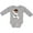 AC-Heather Grey, variant on African American Boy, Black Belt, Karate Pose Boys Long Sleeve Baby Bodysuit