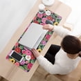 thumbnail image 3 of Long Mouse Pads for Desk,Pioneer Flower Floral Print Pattern Desk Mats on Top Of Desks, Desk Mouse Pad Extra Large with 3mm Non-Slip Base and Stitched Edge for Gaming,Office,Work,Home 31.5"x11.8", 3 of 6