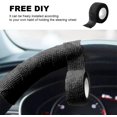 thumbnail image 4 of WWS-Car Steering Wheel Cover Tape, 2PCS Non-Slip Sweat Absorbing Vehicles Steering Wheel Wrap Tape, Self Adhesive Automotive Protection Accessories, Universal for SUV, Truck, RV (Black), 4 of 4