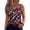 Navy, variant on 250th Anniversary Tank Tops for Women 2026 - Patriotic V-Neck Sleeveless Tees - 1776-2026 USA Flag Star Print Casual Summer Blouse Red L