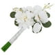 thumbnail image 2 of Ramo de peonías blancas y rosas para novia, elegante arreglo floral artificial para ceremonia de boda, 2 of 7