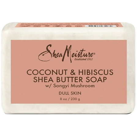 3 Pack Shea Moisture Soap 8 Ounce Bar Coconut & Hibiscus Shea, Songyi Mushroom Butter 235ml
