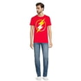 thumbnail image 2 of DC Comics Men's The Flash Film Logo Graphic Shirt, Size S-3XL, 2 of 5