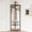 Stone Grey, variant on ChaoLink Corner Coat Rack with Shoe Bench and 6 Double Hooks - Entryway Organizer with Storage Shelf