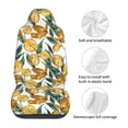 thumbnail image 5 of Fuzoiu Yellow Tulips Print Seat Covers Set, Car Seat Covers Front Seats, Car Seat Protector, Car Seat Cushion, Seat Covers Carseat Cover Universal Fit for Most Cars, 5 of 7