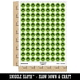 thumbnail image 2 of Occupation Firefighter Fire Man Icon 200+ Round Stickers - Light Green - Matte Finish - 0.50" Size, 2 of 3