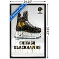 thumbnail image 3 of NHL Chicago Blackhawks - Drip Skate 21 Wall Poster, 22.375" x 34", Framed, 3 of 3