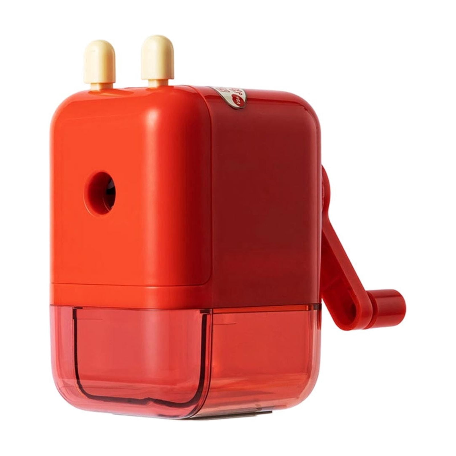 SSZMDLB Manual Pencil Sharpener, Large Opening Handheld Sharpener for 6.9-12mm Pencils, Cute Patterned Pencil Sharpener for Study Home Office, Portable Sharpener for Colored Pencils