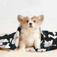 thumbnail image 4 of Naloa Lilies Flowers Dog Blanket, 3 Sizes Cat Blanket for Indoor Cats Large Medium Small Dog Gifts-Small, 4 of 8