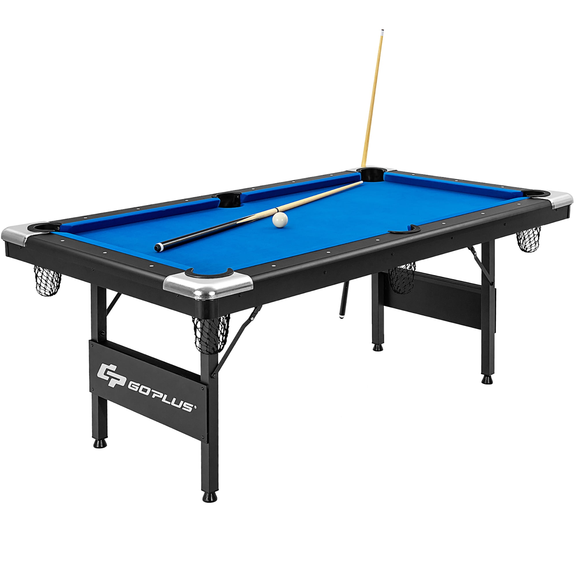 Goplus 6 FT Billiard Table 76 Inch Foldable Pool Table Perfect for