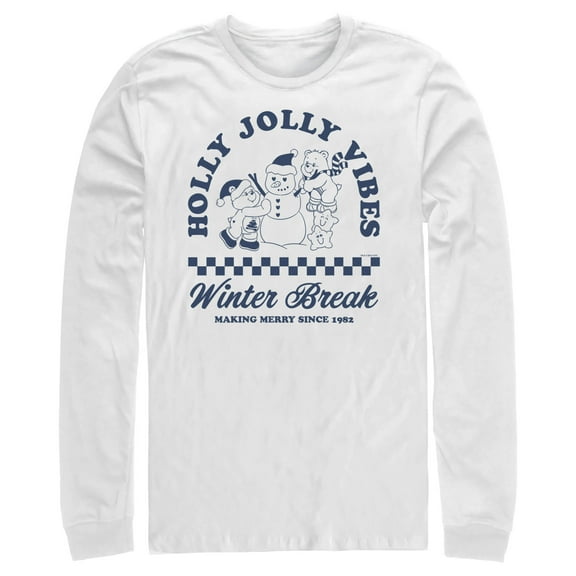 Men's Care Bears Holly Jolly Vibes Long Sleeve Shirt
