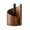 Brown, variant on SLGGBUS Mountain Paper Towel Holder, 11.4" Wood Paper Towel Holders with Mango Wood Round Base and Iron, Effortless One-Hand Tearing, Fits Large Rolls for Kitchen & Bathroom Black