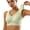 Light Green, variant on Lace Backless Bra Push Up Wireless Fixed Cup Racerback Tank Top Style Underwear for Women Light Purple XXL