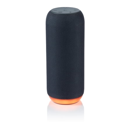 Refurbished Onn AAAGRY100006896 Large Rugged Bluetooth Speaker with LED Lighting, Grey