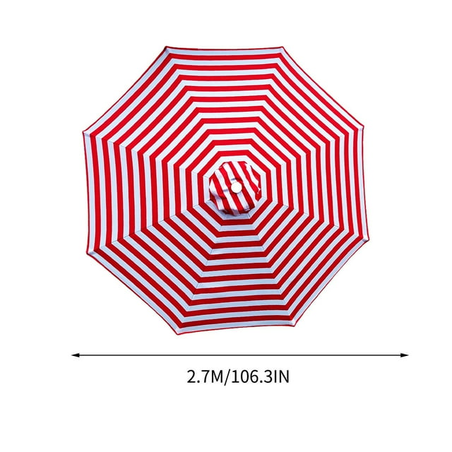 JJBNSH Housse de Remplacement Imperméable pour Parasol de Patio Extérieur