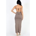thumbnail image 3 of Tie Backless Split Thigh Maxi Dress, 3 of 11