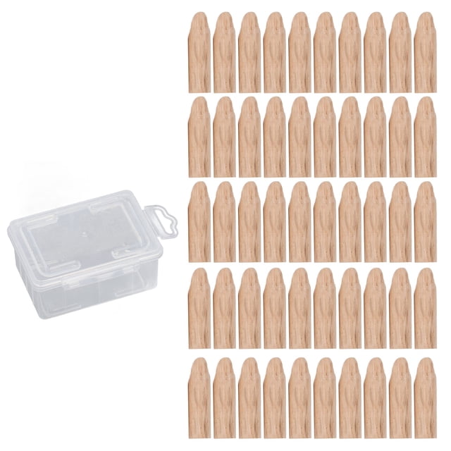 Ccdes Wooden Holes Jig Plug, 50Pcs Pocket Hole Plug For Woodworking