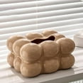 thumbnail image 5 of Ceramics Tissue Box Holder, Rectangle Toilet Paper Storage Holder Napkin Dispenser Facial Tissue Holder Case for Countertop Vanity decor Brown, 5 of 9