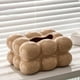 thumbnail image 5 of Soporte moderno para caja de pañuelos, soporte para almacenamiento de papel para decoración de cocina y hotel. Marrón, 5 of 9
