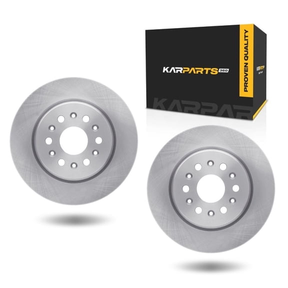 KarParts360 For Chevy Traverse 2018-2024 Brake Rotors Rear