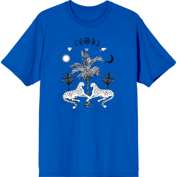 Cosmic Summer Adult Short Sleeve Tee-XL-Orange