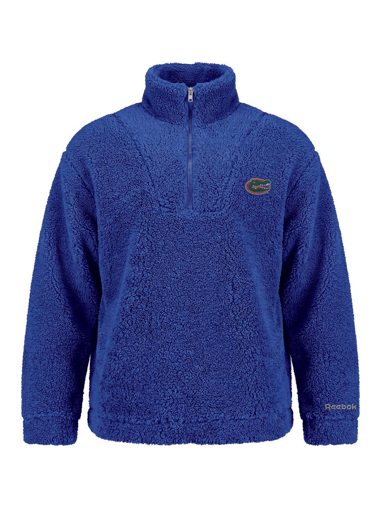 Florida Gators Reebok Womens Relaxed Fit Qtr Zip Sherpa Pullover