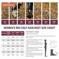thumbnail image 2 of HISEA Women's Rain Boots Waterproof Insulated Muck Mud Boots Rubber Grden Boot Outdoor, 2 of 6