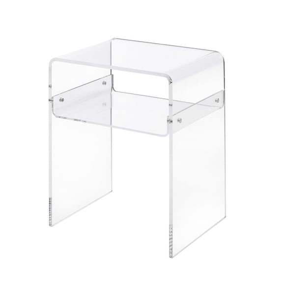 Essential Pieces Boyd Acrylic End Table - Clear