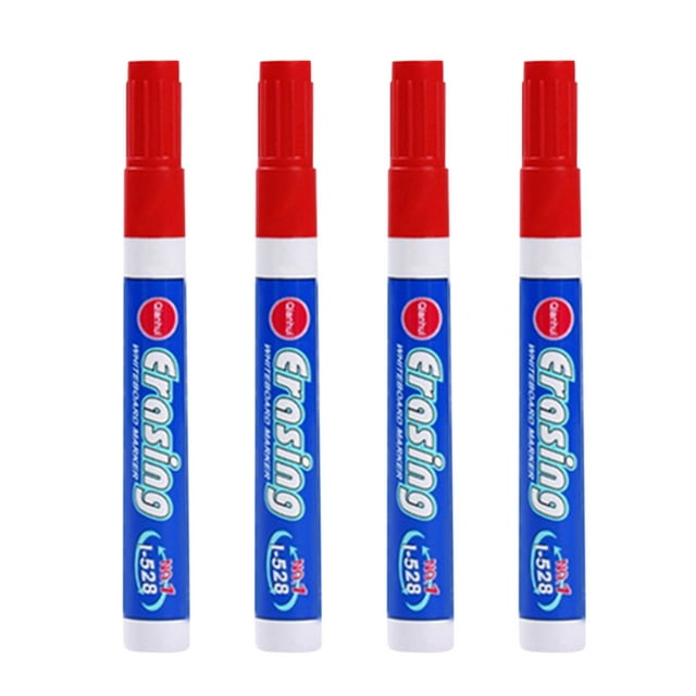 Fiudx Rotulador de Pizarra Blanca a Base de Agua, Borrable En Colores Negro, Rojo y Azul, de Secado Rápido, Escritura Suave, Fácil de Limpiar, Perfecto para Uso En La Oficina y El Aula, Juego Familia