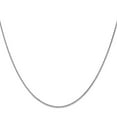 thumbnail image 2 of 10k Solid White Gold 1.2mm Sparkle-Cut Cable Chain Necklace 22 Inch Chain Necklace for Women and Men, 2 of 2