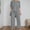 Grey, variant on Casual Women's Trousers Suit Comfortable And Stylish Long Pants Set For Daily Wear And Vacations Ideal For Spring And Summer Season With Convenient Pockets Bridal Jumpsuits Romper for Bride Dressy