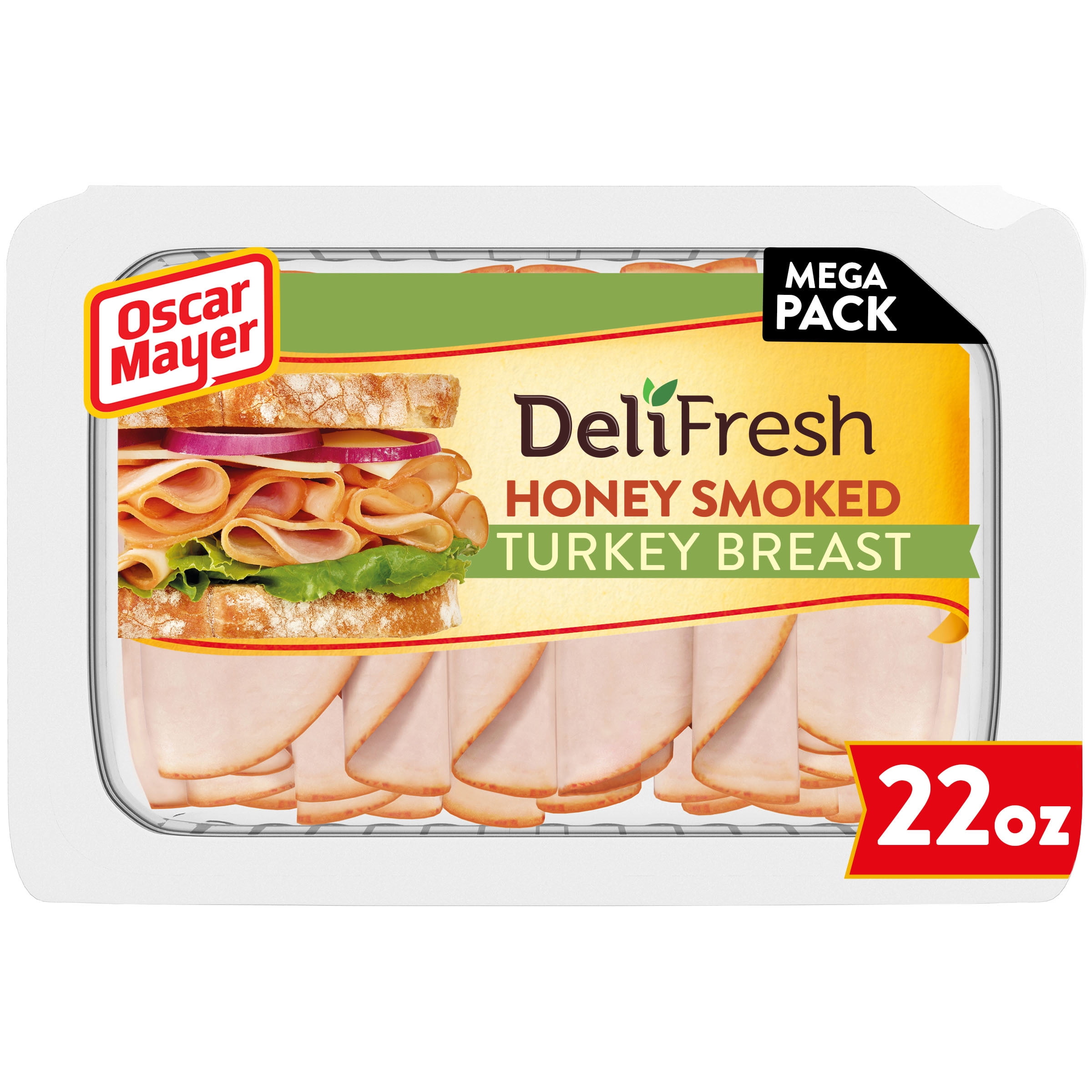 Oscar Mayer Deli Fresh Honey Smoked Turkey Breast Lunch Meat, 22 oz