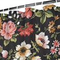 thumbnail image 4 of Waterproof Pioneer Shower Curtain 84x72 Inch Polyester Unique Colorful Floral Shower Curtain for Bathroom Hotel Home Decor with 12 Plastic Hooks, 4 of 5