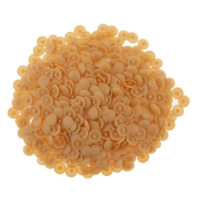 Rongfmy Home Round -X Screw Covers Decoration Tapping Screw Cover Plastic Screw Hole Orange