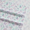 thumbnail image 6 of Betsey Johnson Butterfly Rainbow Purple Twin Sheet Set, 6 of 7