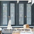 thumbnail image 5 of Reeded Glass Privacy Film, Frosted Window Vinyl, 3D Decorative Window Decals Non Adhesive for Bathroom, Living Room 35.4x157.4 inches, 5 of 7