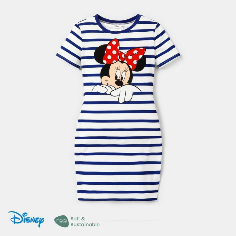 Disney Womens Dresses Minnie Mouse Graphic Striped Short Sleeve Dress Casual Matching Set - Walmart.com Disney Womens Dresses Minnie Mouse Graphic Striped Short Sleeve Dress Casual Matching Set - Walmart.com