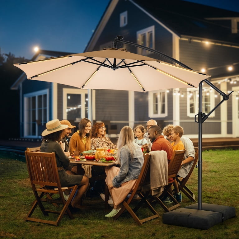 12 double layer patio umbrella 10 ft double sided patio umbrella with base